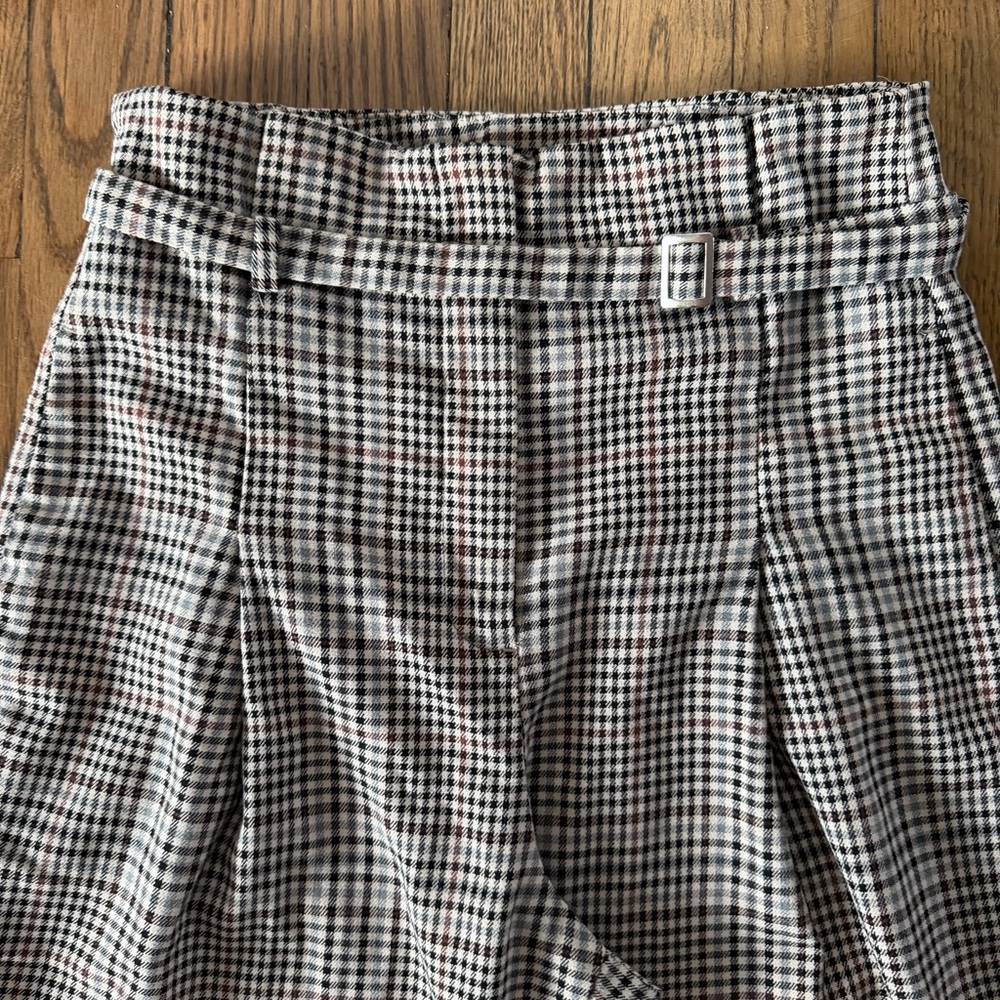 Zara Basic Pants Size S Women’s Checkered - Picture 3 of 14
